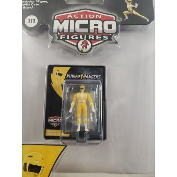 World's Smallest - Micro Action Figure - Saban's Power Rangers Yellow Ranger - Picture 2 of 3
